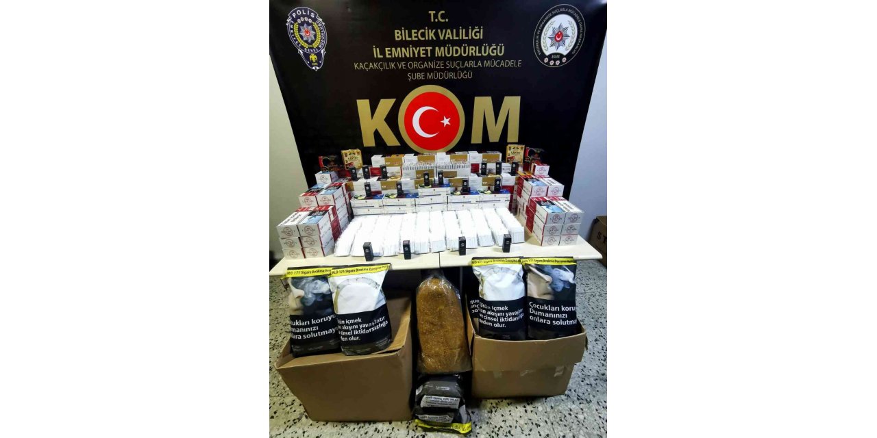 4 ayrı işyerinde kaçak tütün operasyonu