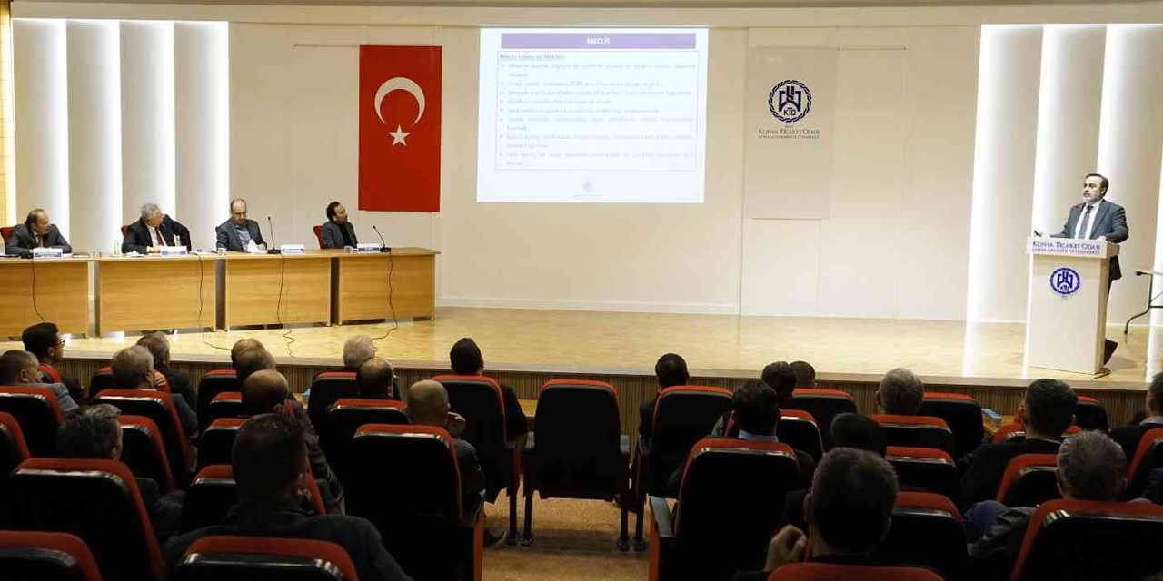 Konya Ticaret Odası’nın Kasım Ayı Olağan Meclis toplantısı yapıldı