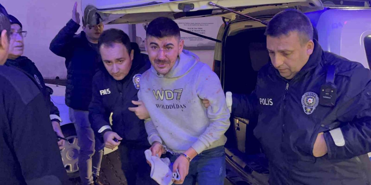 Hastaneden kaçan şüpheli kovalamaca sonucu yakalandı