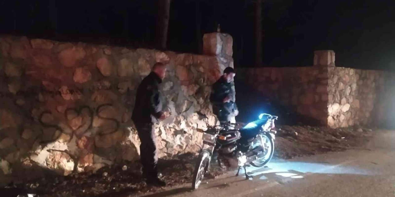 Şase numarası silik motorun sürücüsü gözaltına alındı