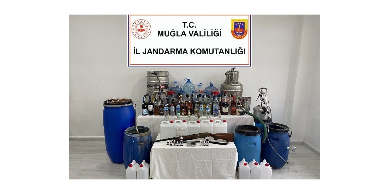 Muğla’da kaçak alkol operasyonu: 6 gözaltı