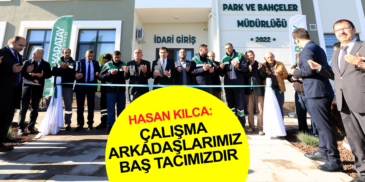 Konya haber! Karatay Park ve Bahçeler Müdürlüğü'nün yeni hizmet binası dualarla açıldı
