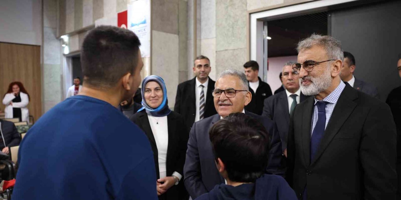 Büyükkılıç, Yıldız ve Aksu’dan engelleri ortadan kaldıran merkeze ziyaret