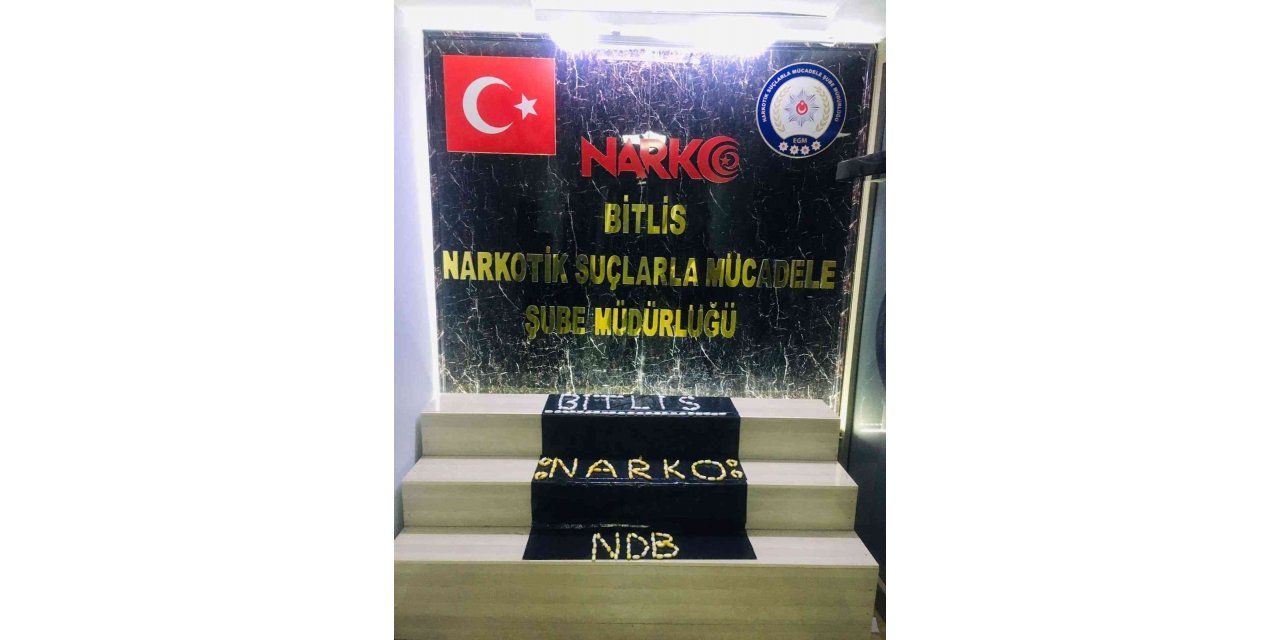 Bitlis’te 1 kilo 194 gram Metanfetamin ele geçirildi