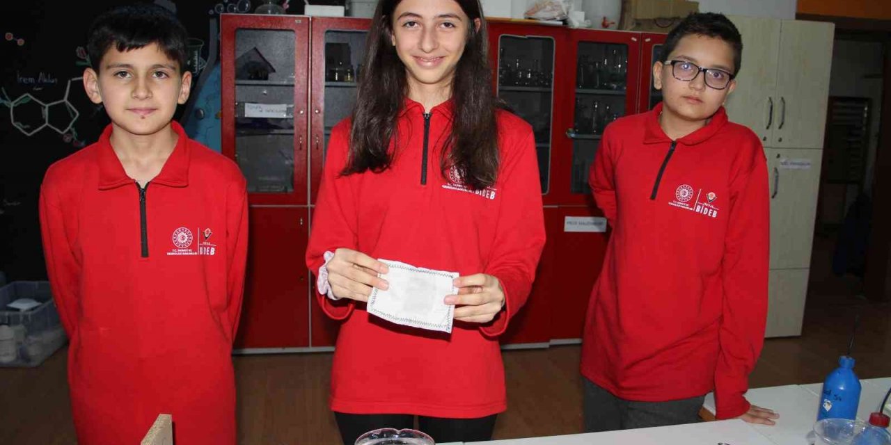 “Ateş Düşürücü Havlu” projesi ile Türkiye 4’üncüsü oldular