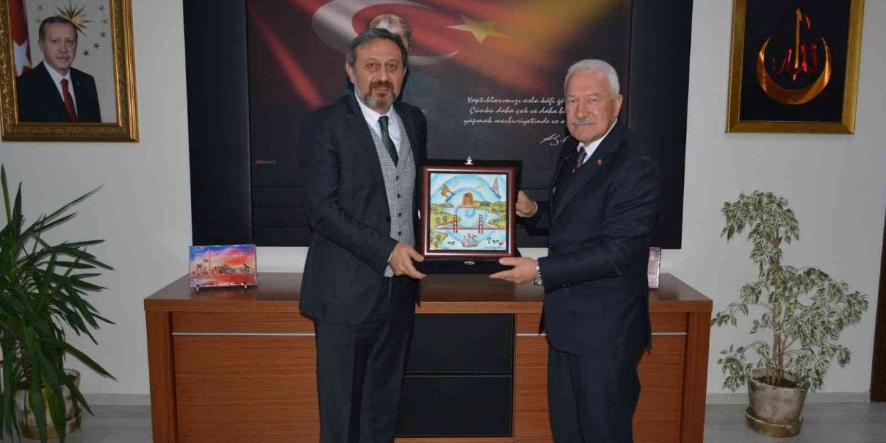 Kocaeli Milletvekili Mehmet Akif Yılmaz, Başkan Yılmaz’ı ziyaret etti