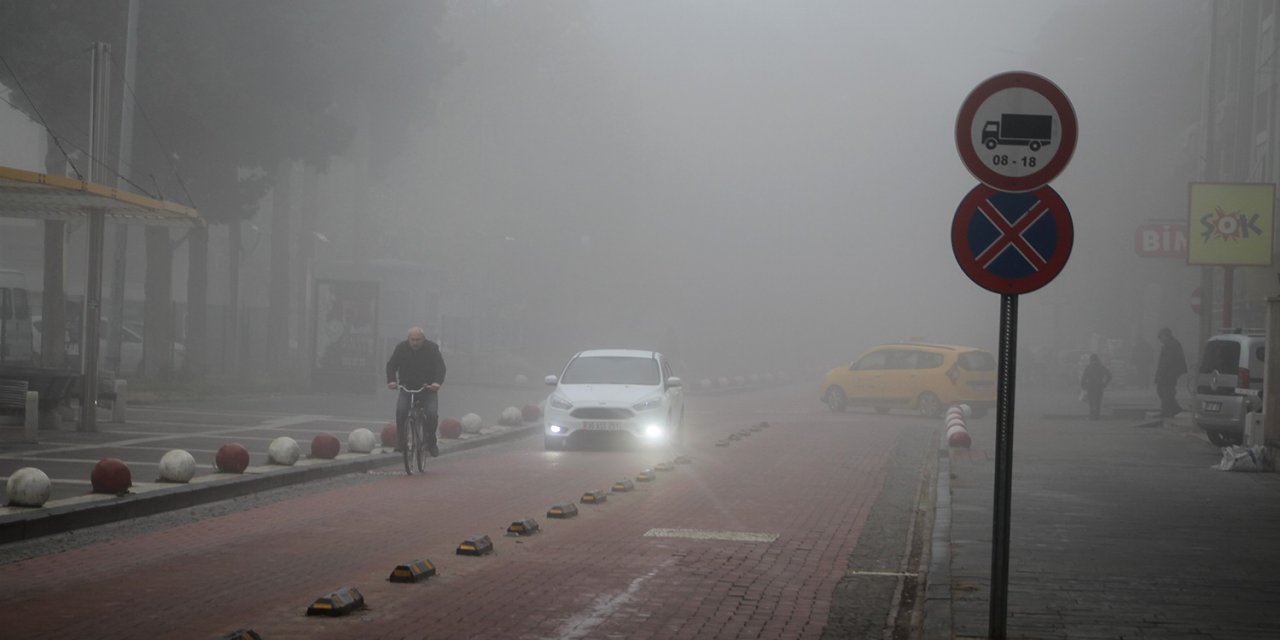 Kula yoğun sisin etkisi altında