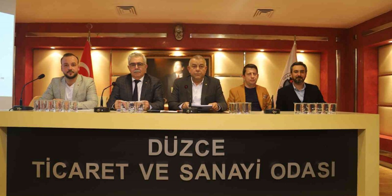 Düzce TSO olağan meclis toplantısı yapıldı