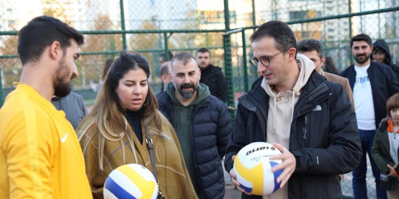 Kayapınar Belediyesinden vatandaşlara spor alanında destek