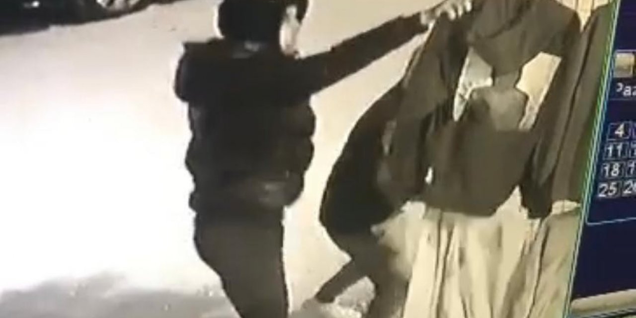 Bu hırsızların hedefi asılı kıyafetler oldu