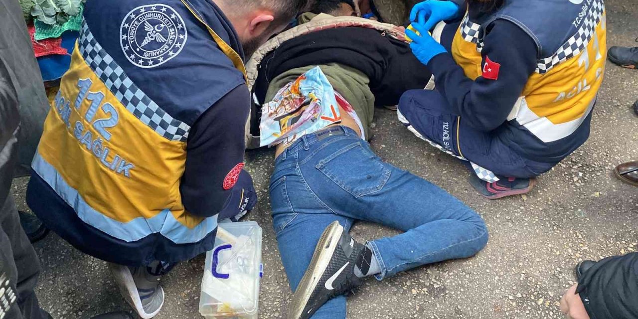 Perdeci ile pazarcının ’kasa’ koyma kavgasında kan aktı