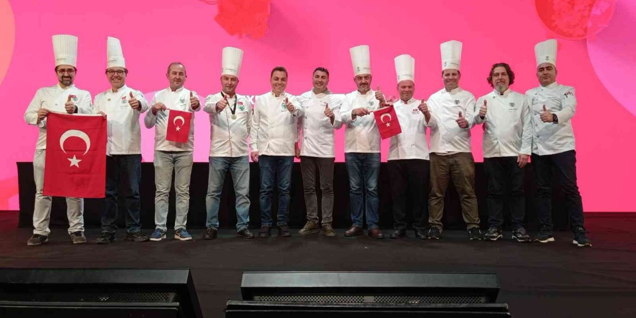 Türkiye Aşçılar Milli Takımı olimpiyatlardan 5 madalya ile döndü