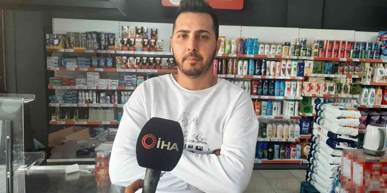 Silahlı soyguncu dehşetini yaşayan market çalışanı konuştu