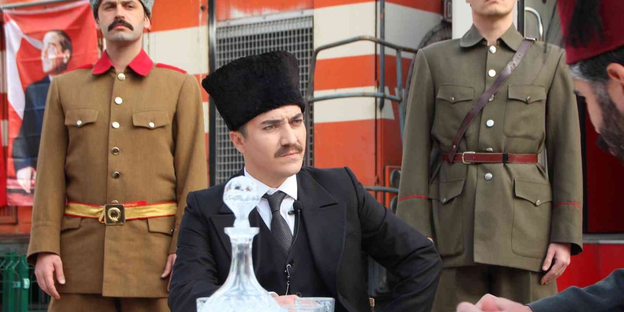 102 yıl önceki heyecan yeniden canlandı