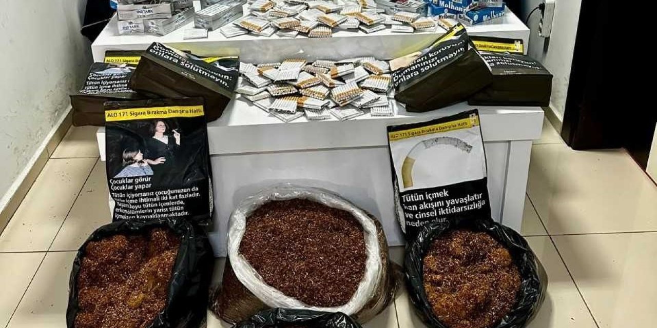 Tütün ve alkol kaçakçılığı yapan 3 şüpheli yakalandı