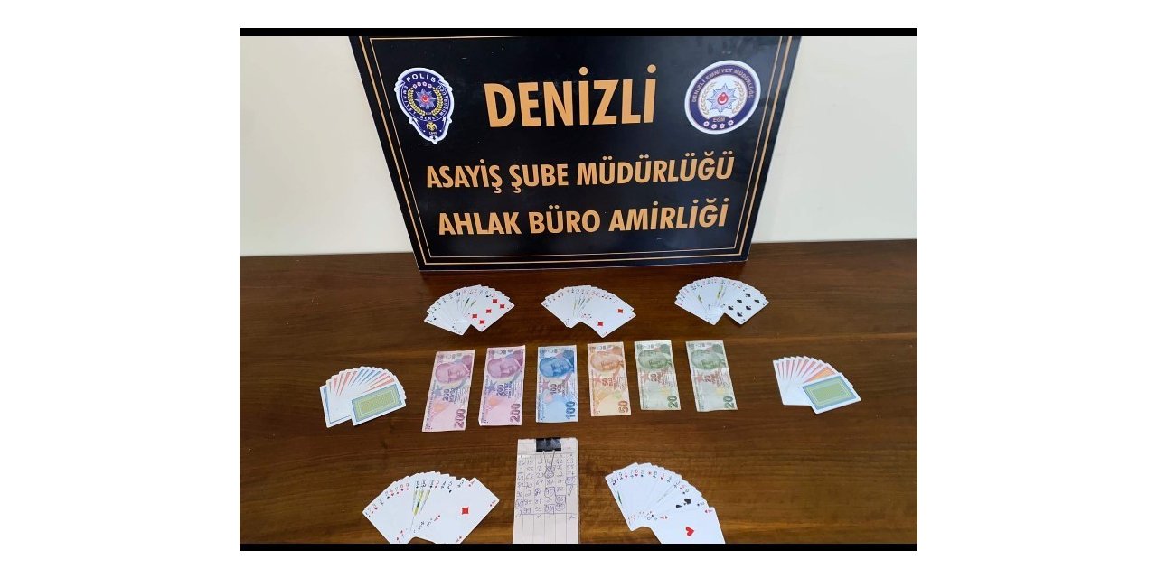 Denizli’de kumar operasyonunda toplam 14 kişi yakalandı