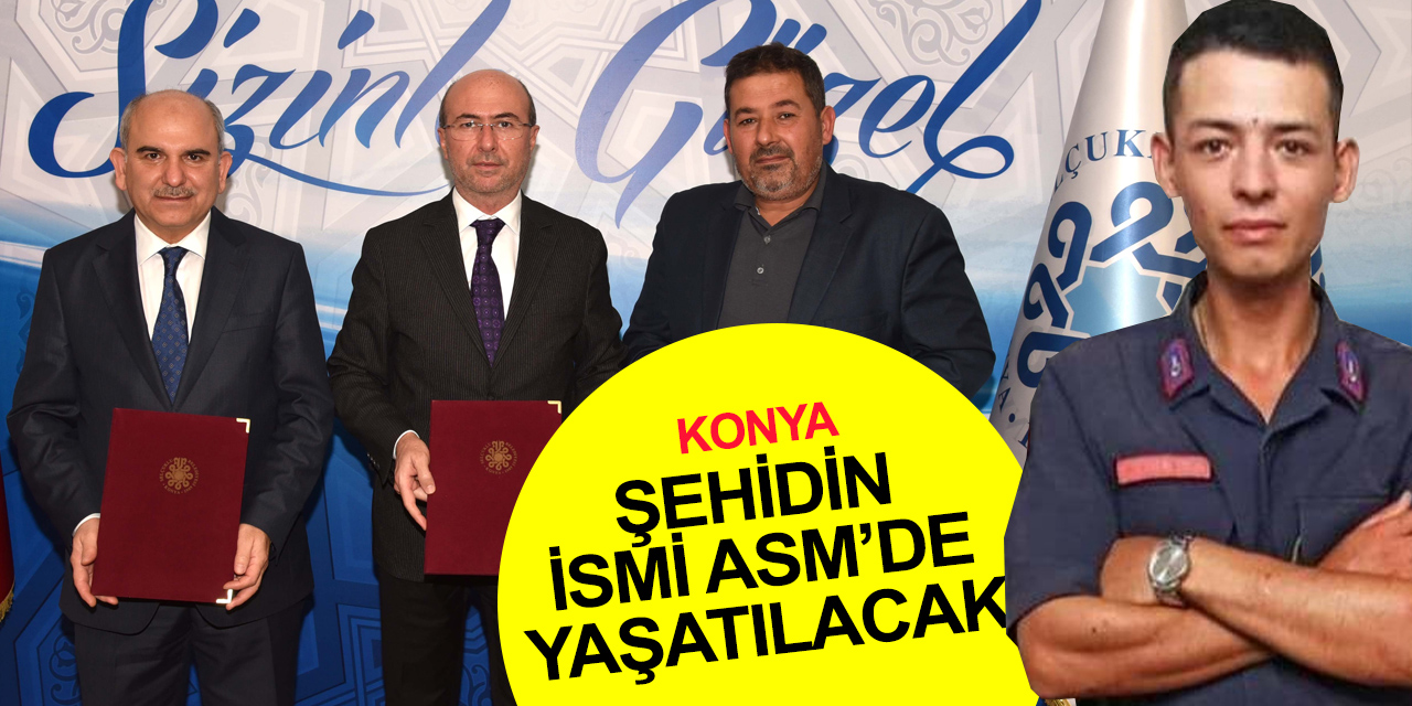 Konya'da Şehit Yaşar Nuri Küçükkara için babasından Aile Sağlığı Merkezi