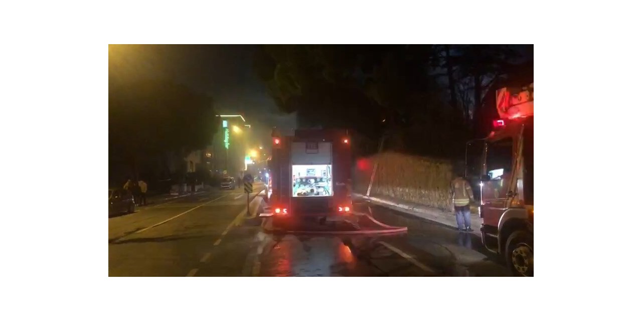 Pendik’te metruk binada çıkan yangın çevrede endişe yarattı