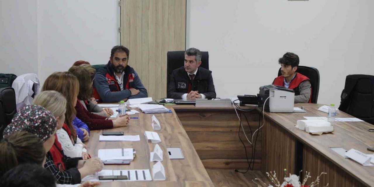 Hastane afet planları masa başı tatbikatı yapıldı