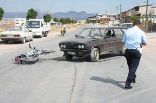 Beyşehir'de trafik kazası: 2 yaralı
