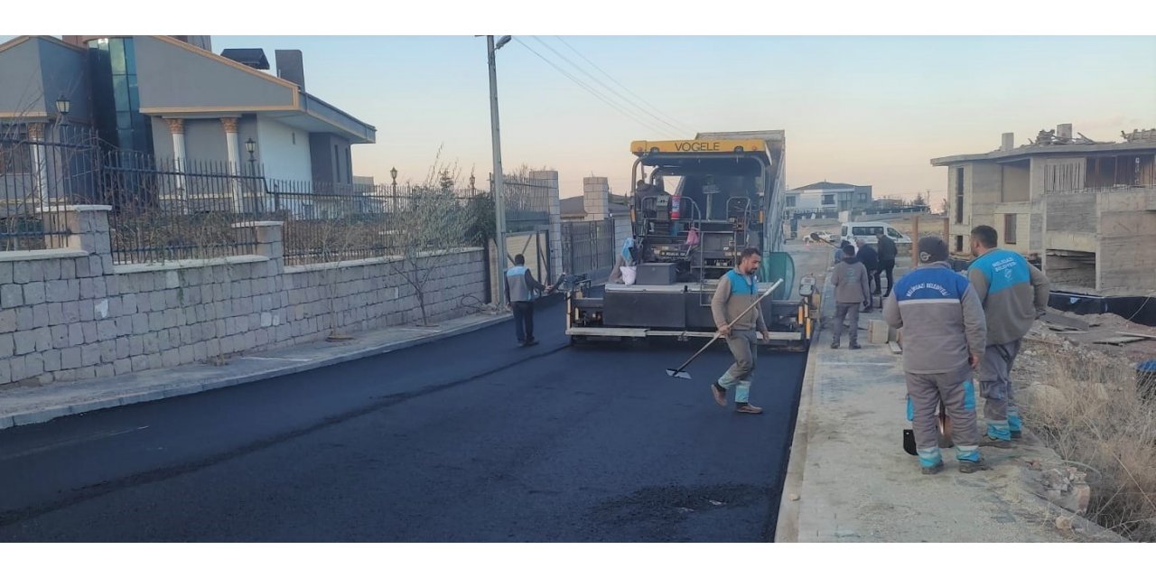 Melikgazi Belediyesi Becen Mahallesi’nde asfalt çalışması başlattı