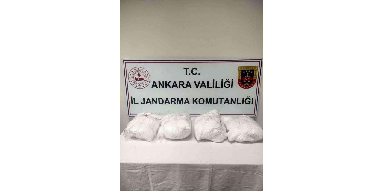 Ankara’da piyasa değeri 20 milyon lirayı bulan 40 kilo eroin ele geçirildi