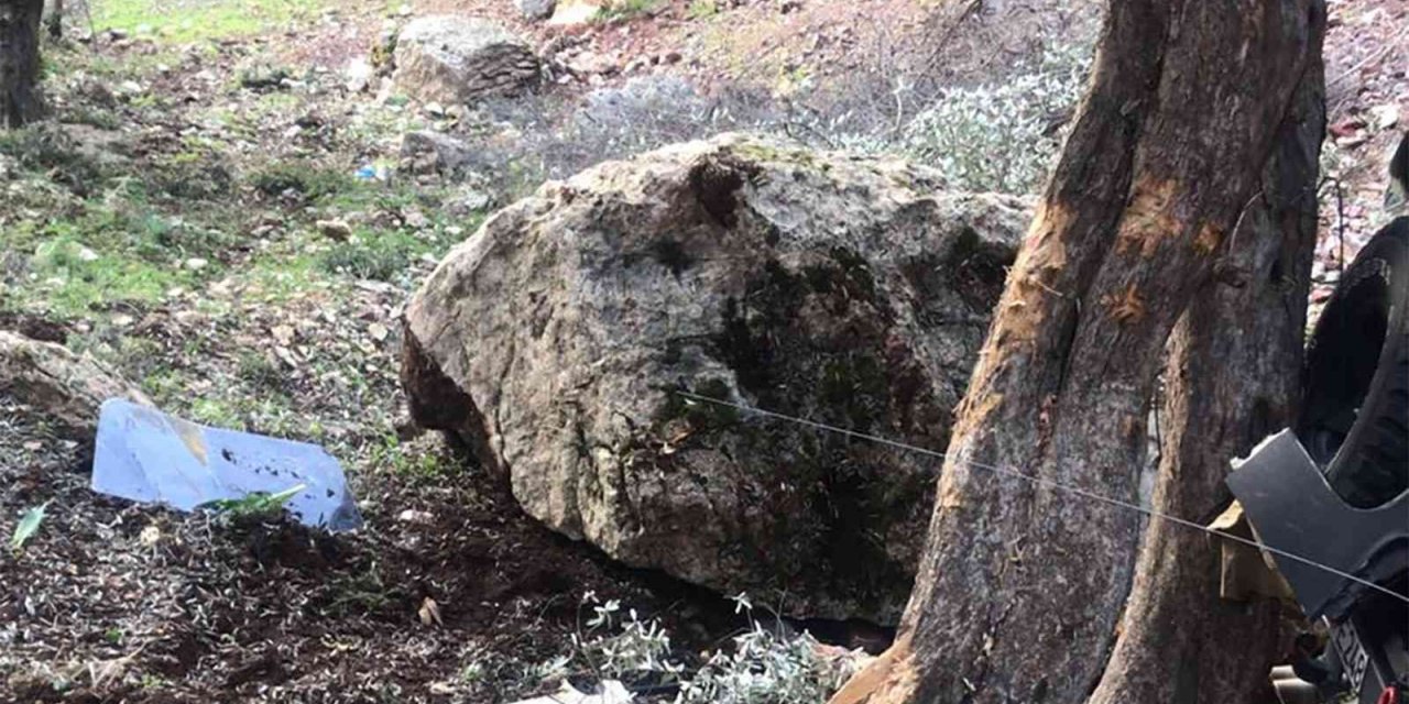 Kazadan kurtuldu ama kayadan kurtulamadı