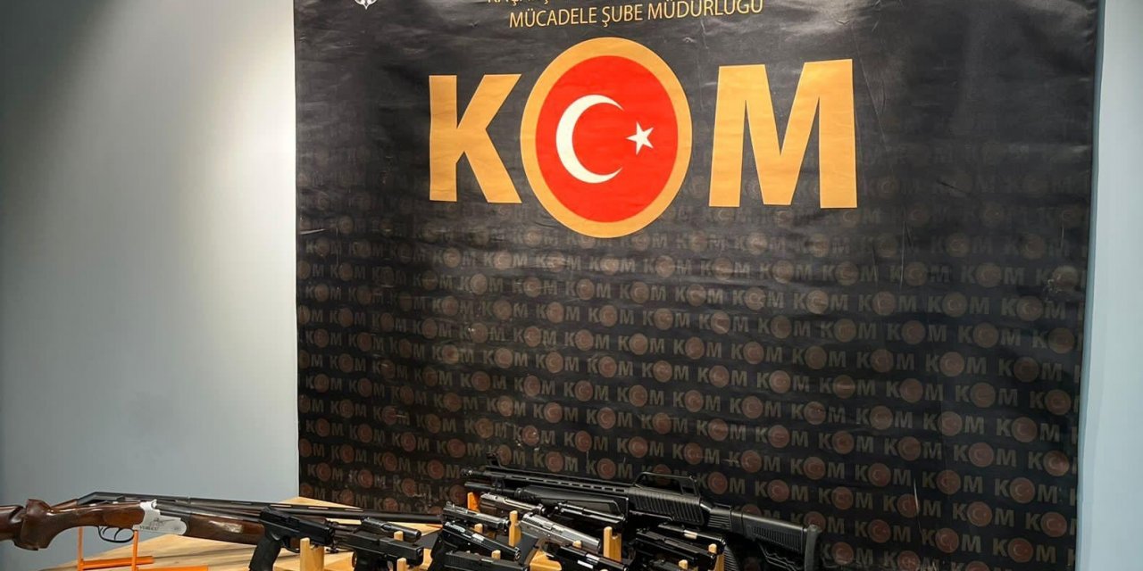 Bursa’da silindir operasyonu: 14 silah ele geçirildi
