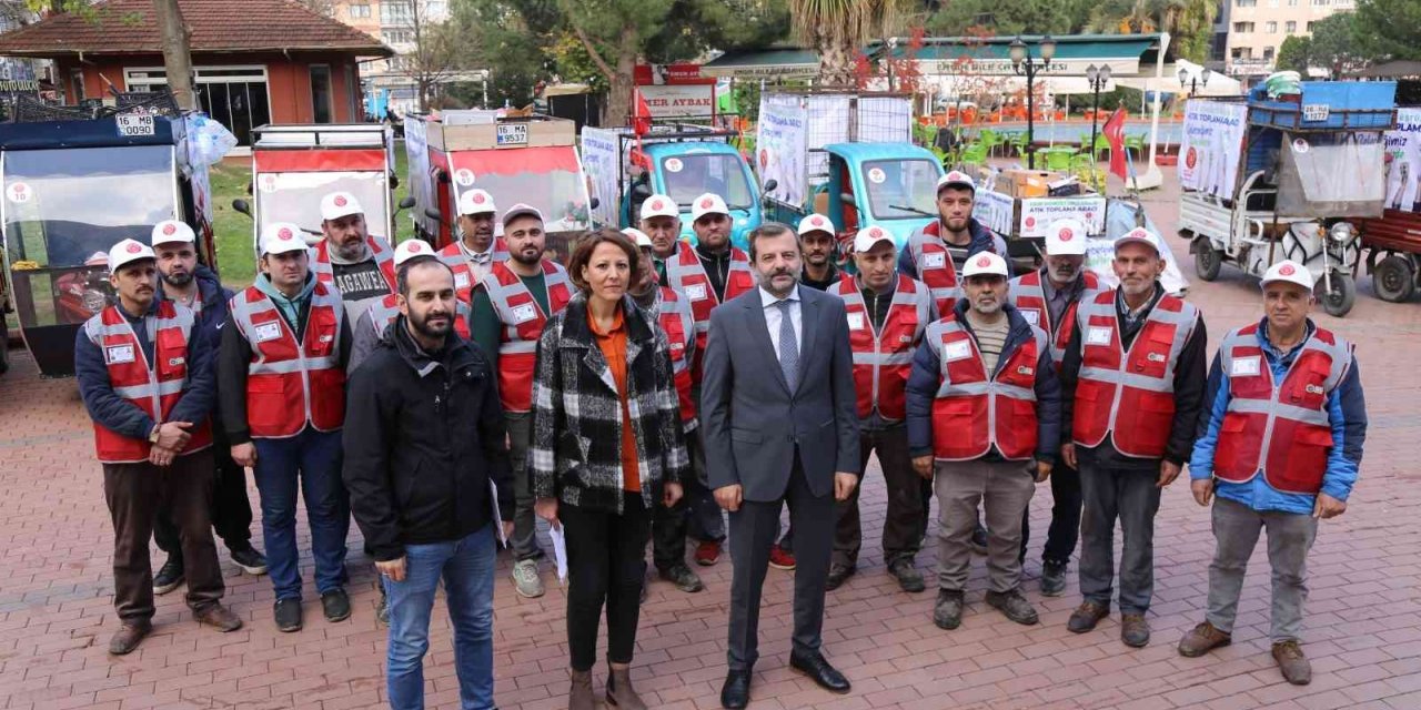 Gürsu’da geri dönüşüm atıklarını onlar toplayacak