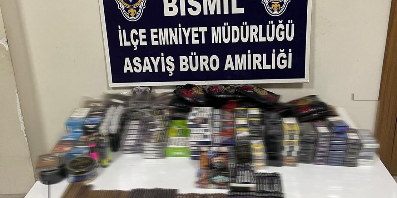 Bismil’de huzur uygulaması: Silah ve bandrolsüz tütün ele geçirildi
