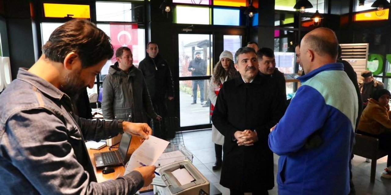 Deprem bölgesinde çalışmalar sürüyor