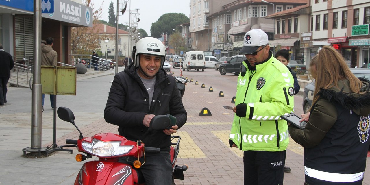 Kula’da trafik uygulamaları artırıldı