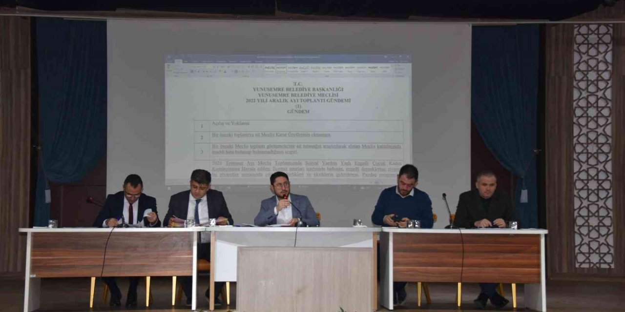 Yunusemre’de yılın son meclisi toplandı