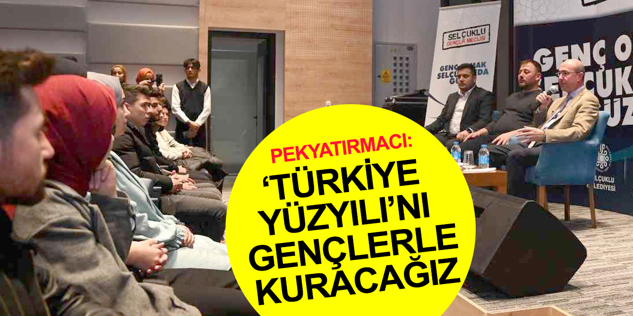 Konya haber! Başkan Pekyatırmacı Yeni Nesil Şehir Kütüphanesi'nde gençlerle buluştu