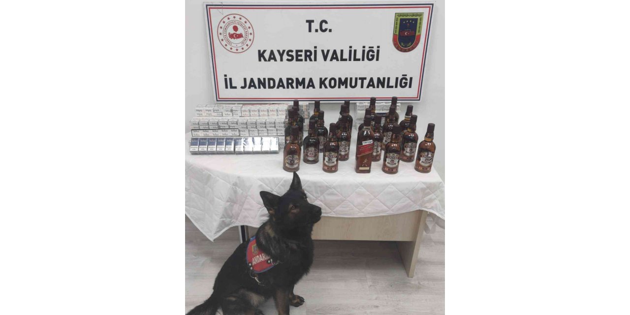 Jandarmadan kaçak alkol ve sigara operasyonu