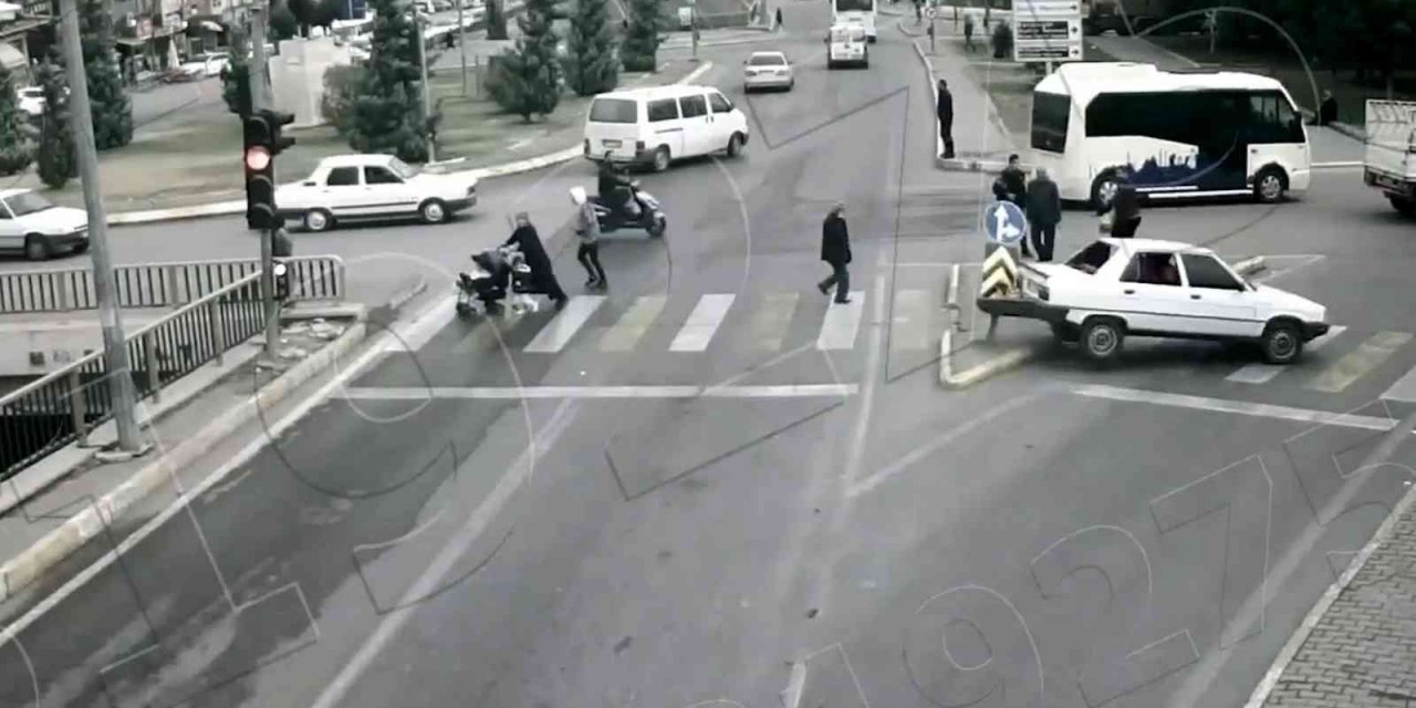 Şanlıurfa’daki kazalar polis şehir kamerasında