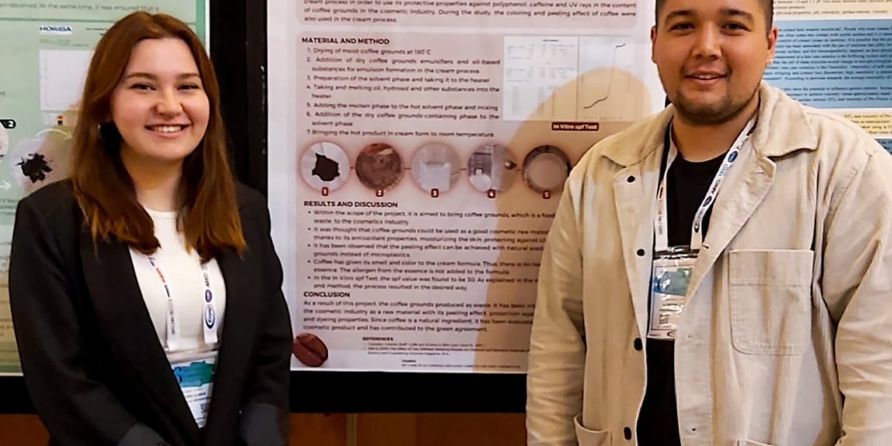 PAÜ öğrencileri 6. Uluslararası Kozmetik Kongresinden dereceyle döndü