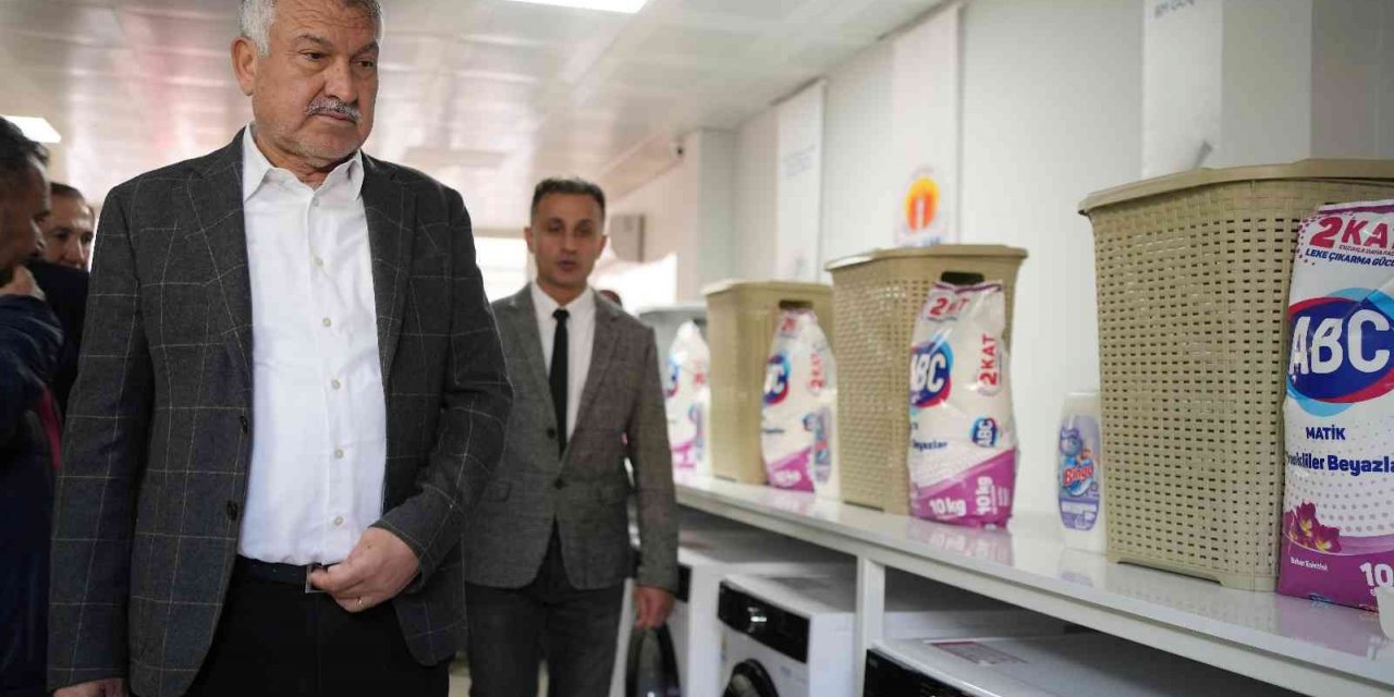 Adana’da ücretsiz çamaşırhane hizmeti