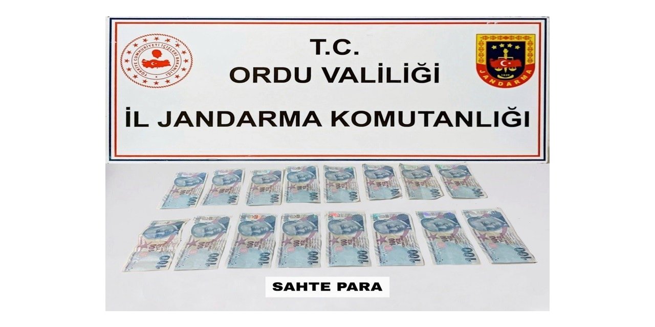 Ordu’da sahte para operasyonu