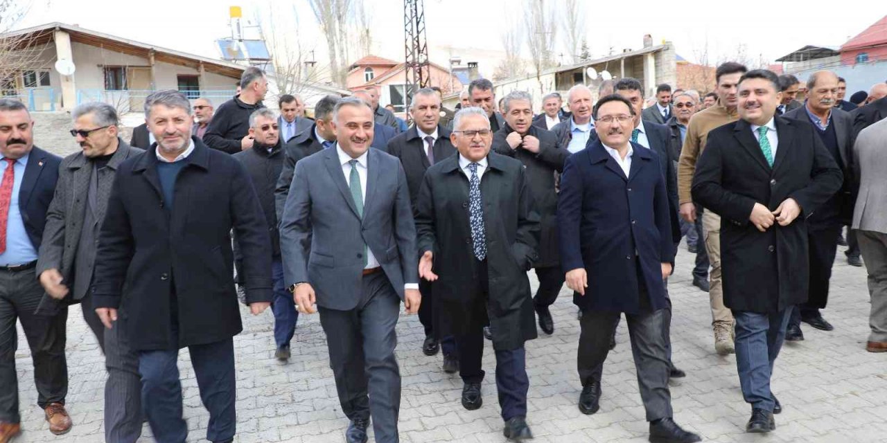 Vali Çiçek ve Başkan Büyükkılıç’tan Develi’deki çalışmalarda inceleme