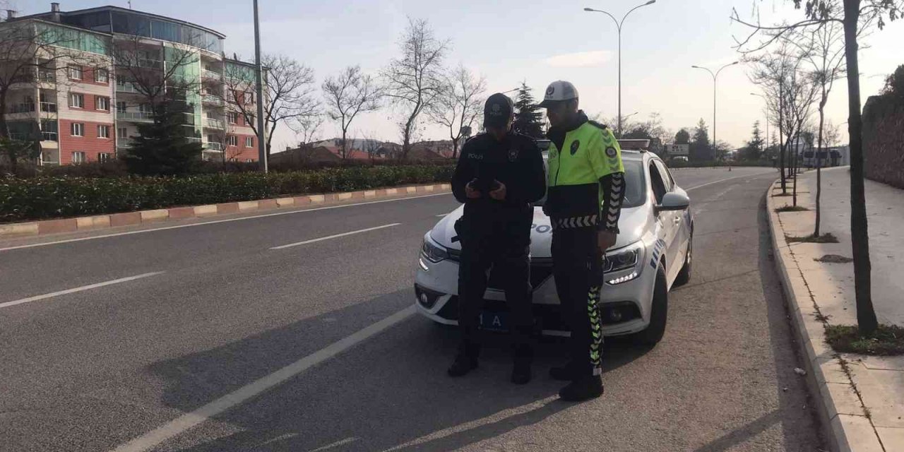 Bilecik’te drone destekli trafik denetimi