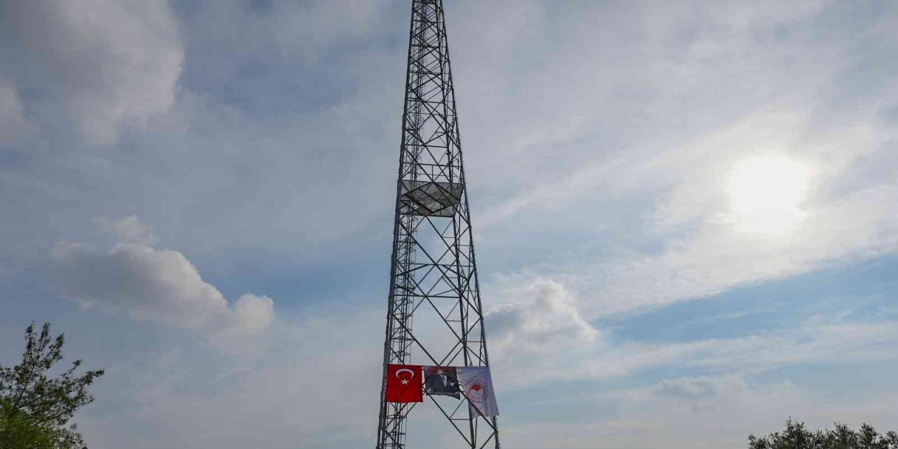 Adana’da insansız yangın gözetleme kulesi hizmete açıldı
