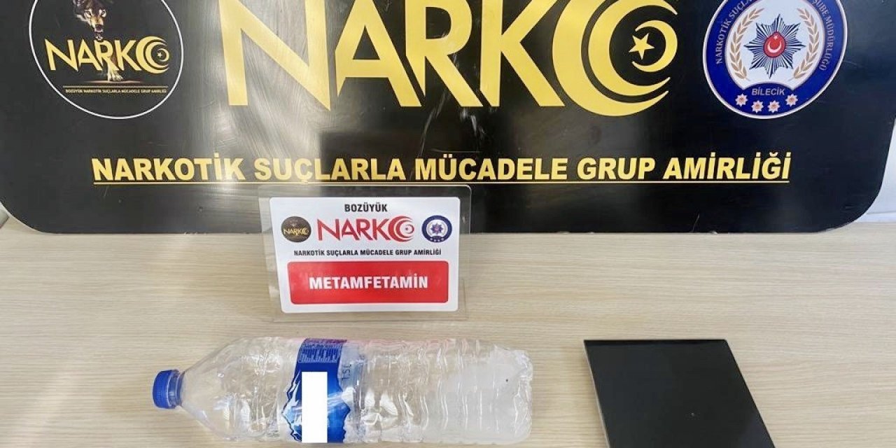 Bilecik’te 585,20 gram sıvı metamfetamin maddesi ele geçirildi