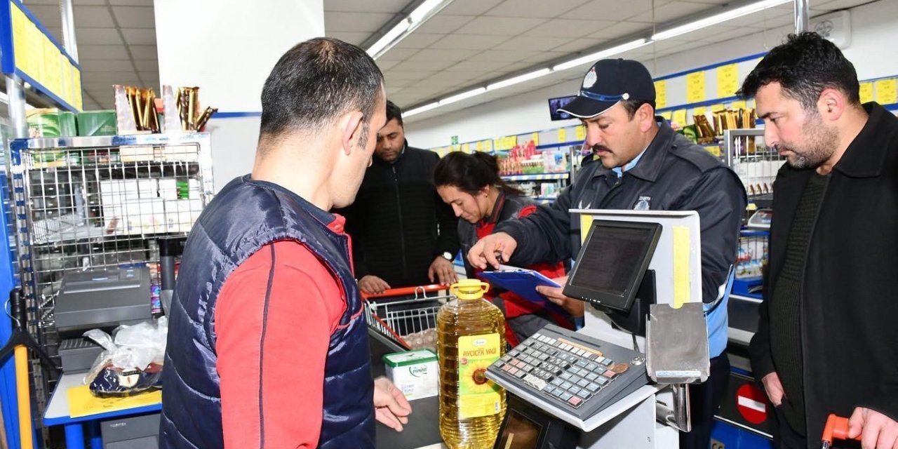 Tufanbeyli’de zincir marketlere denetim