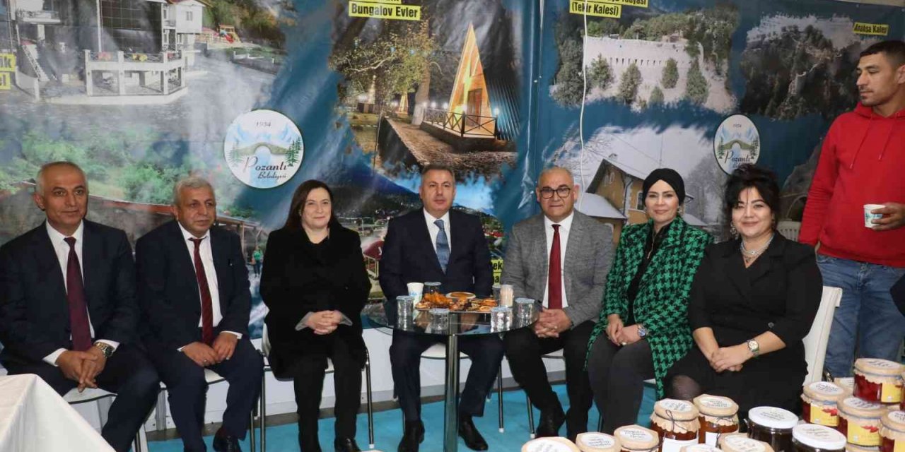 Adana Tanıtım Günleri... Pozantı Belediyesinin standına yoğun ilgi