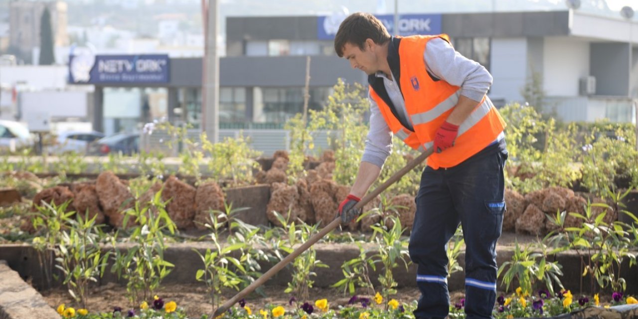 Bodrum’da peyzaj çalışmaları devam ediyor