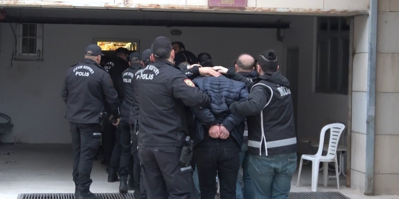 Elazığ’da ’Silindir’ operasyonunda 17 tutuklama