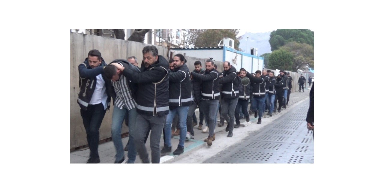 Çökertilen ’Baybekler’ çetesinden 16 şüpheli tutuklandı
