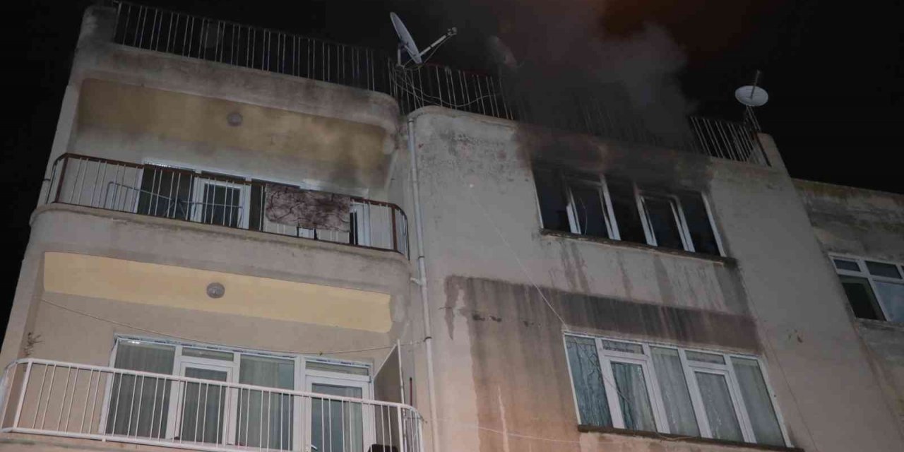 Televizyon patlayınca evde yangın çıktı