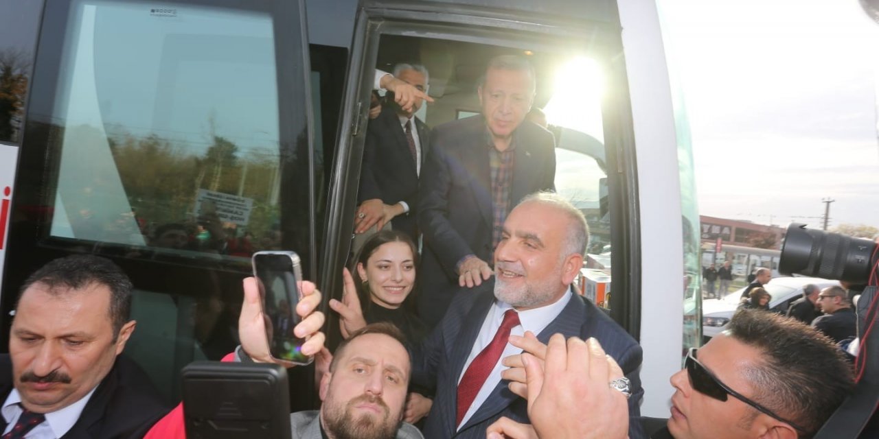 Canik’te Cumhurbaşkanı Erdoğan’a sevgi seli
